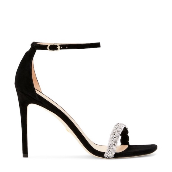 Stuart Weitzman Shoes - Stuart Weitzman Nudistcurve 100 Glamshine Sandal Size 6.5